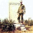 Chuck Truitt w/salty boots and cammies at the Hai Van Pass